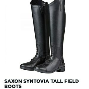 Vegan Leather Equestrian Riding Knee Boots